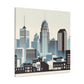 "Serene City: Raleigh Elegance" - Canvas