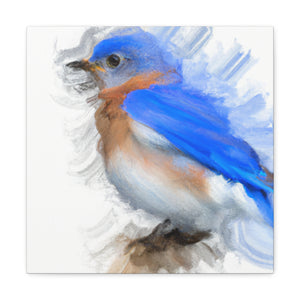 Divine Bluebird Beauty - Canvas