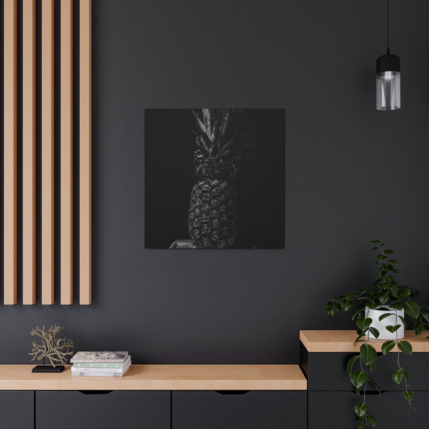 Pineapple Realism Scene - Canvas