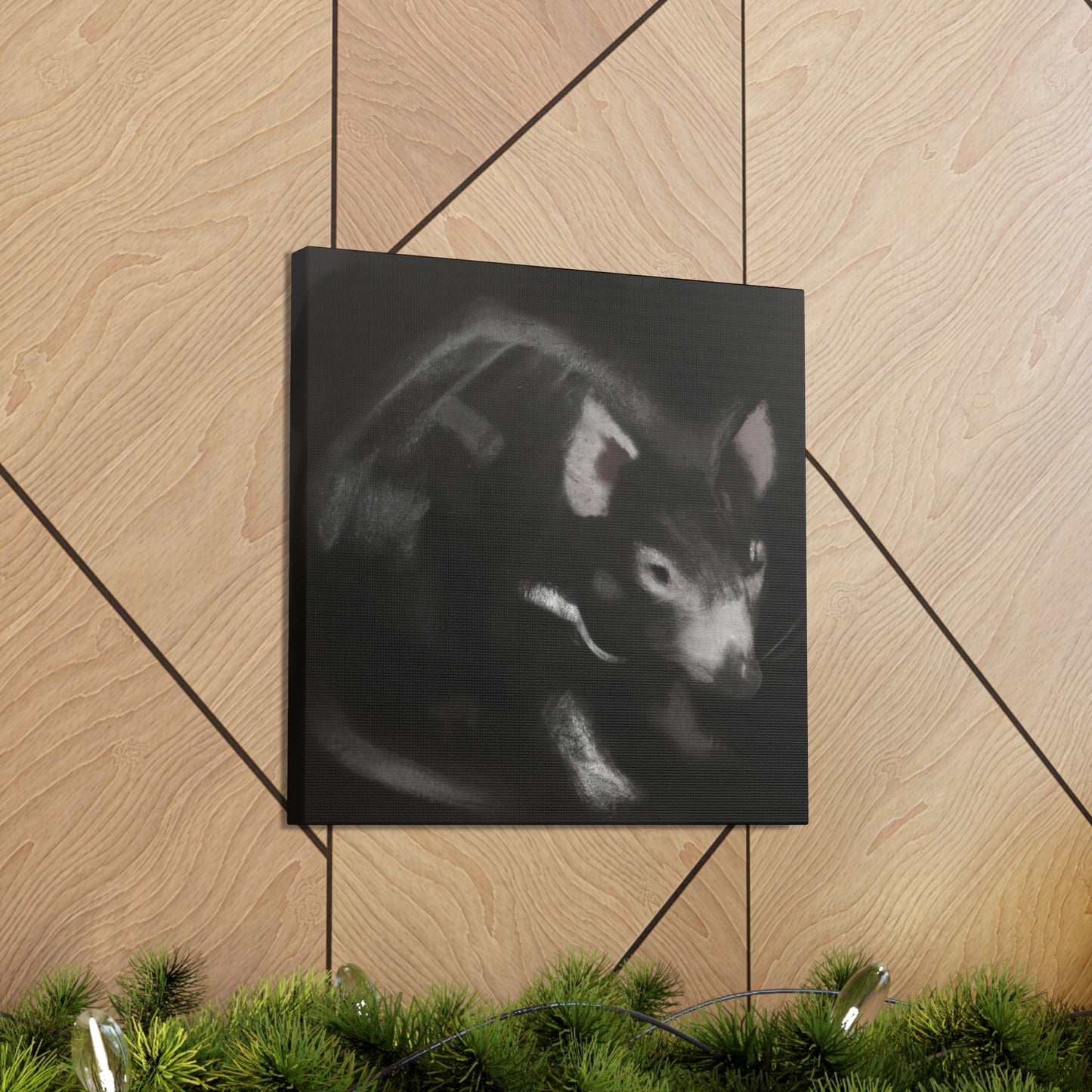 "Tasmanian Devil Howling" - Canvas