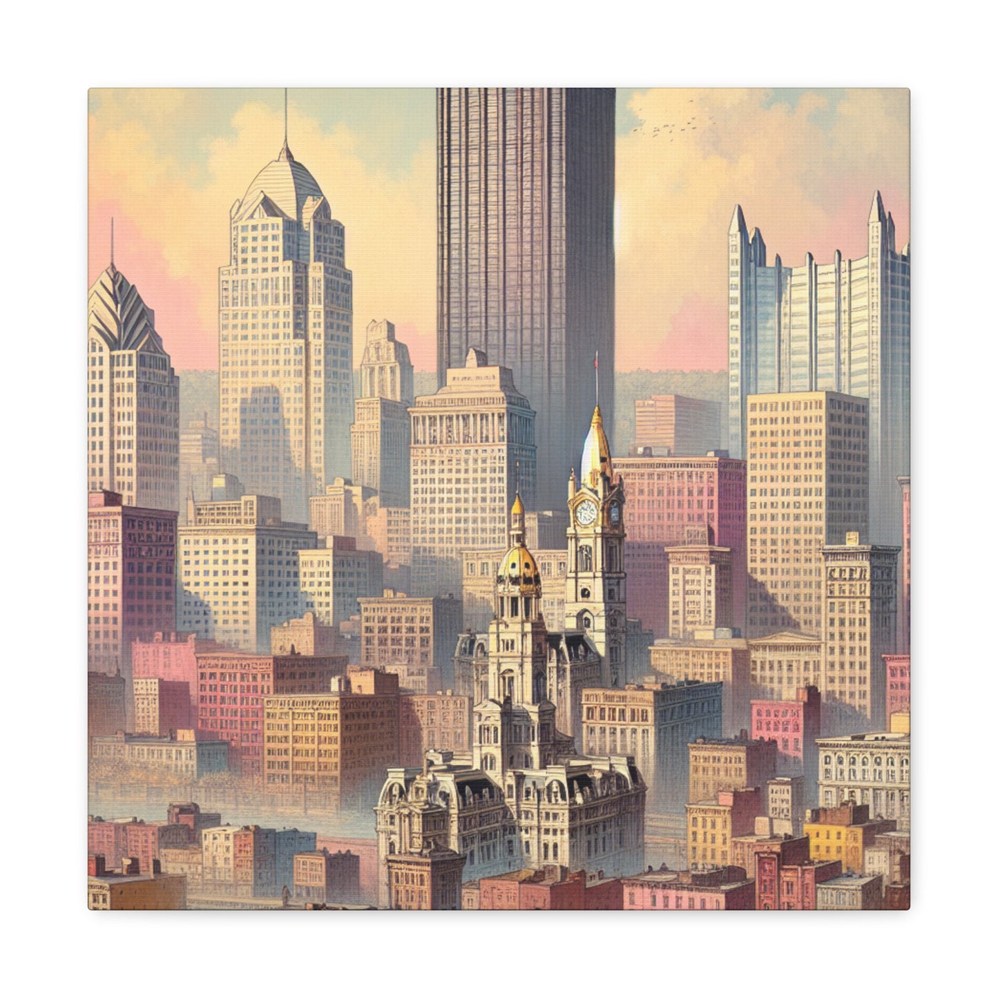 Steel City Splendor. - Canvas