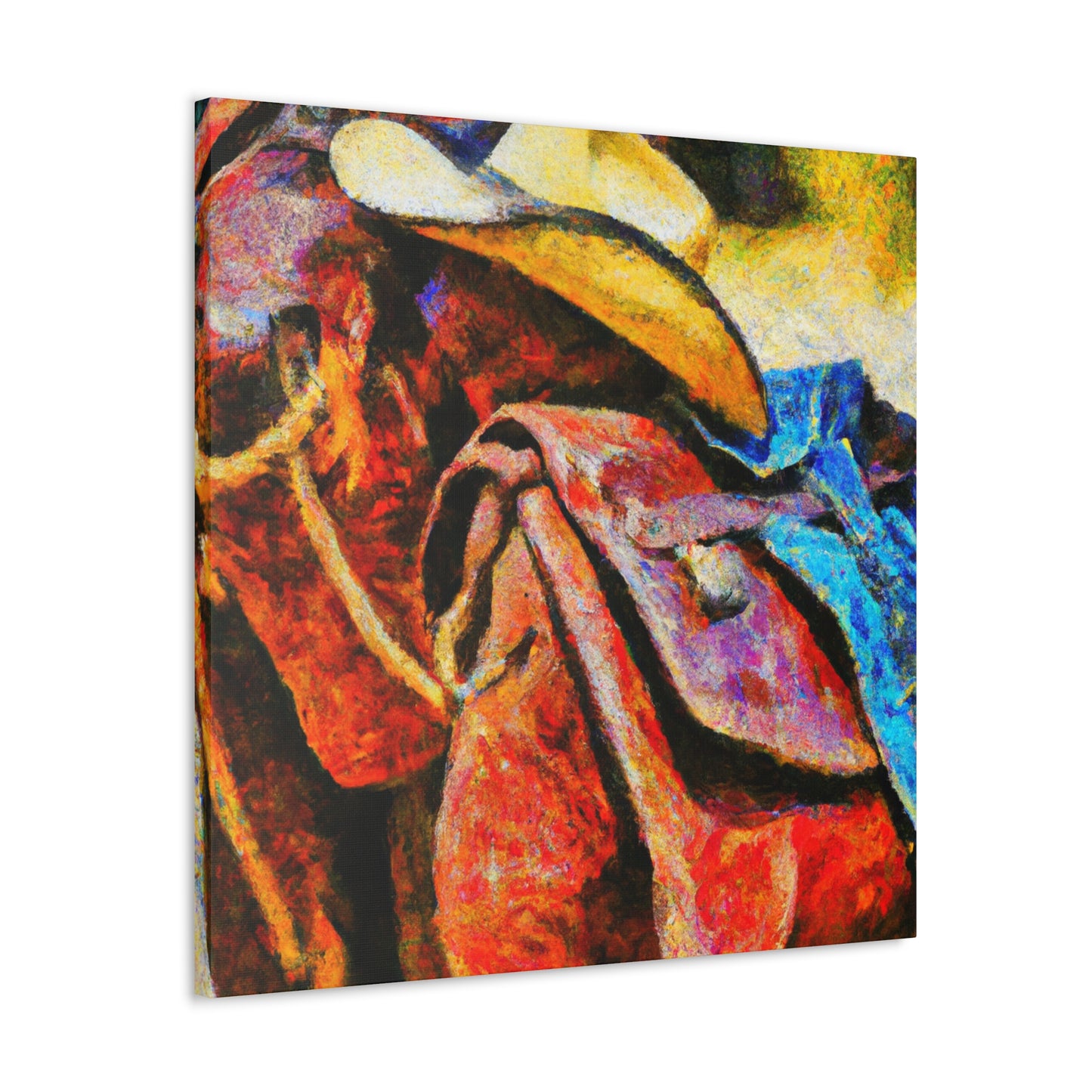 Saddle Bags Impressionism - Canvas