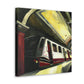 Subway Train Symphony. - Canvas