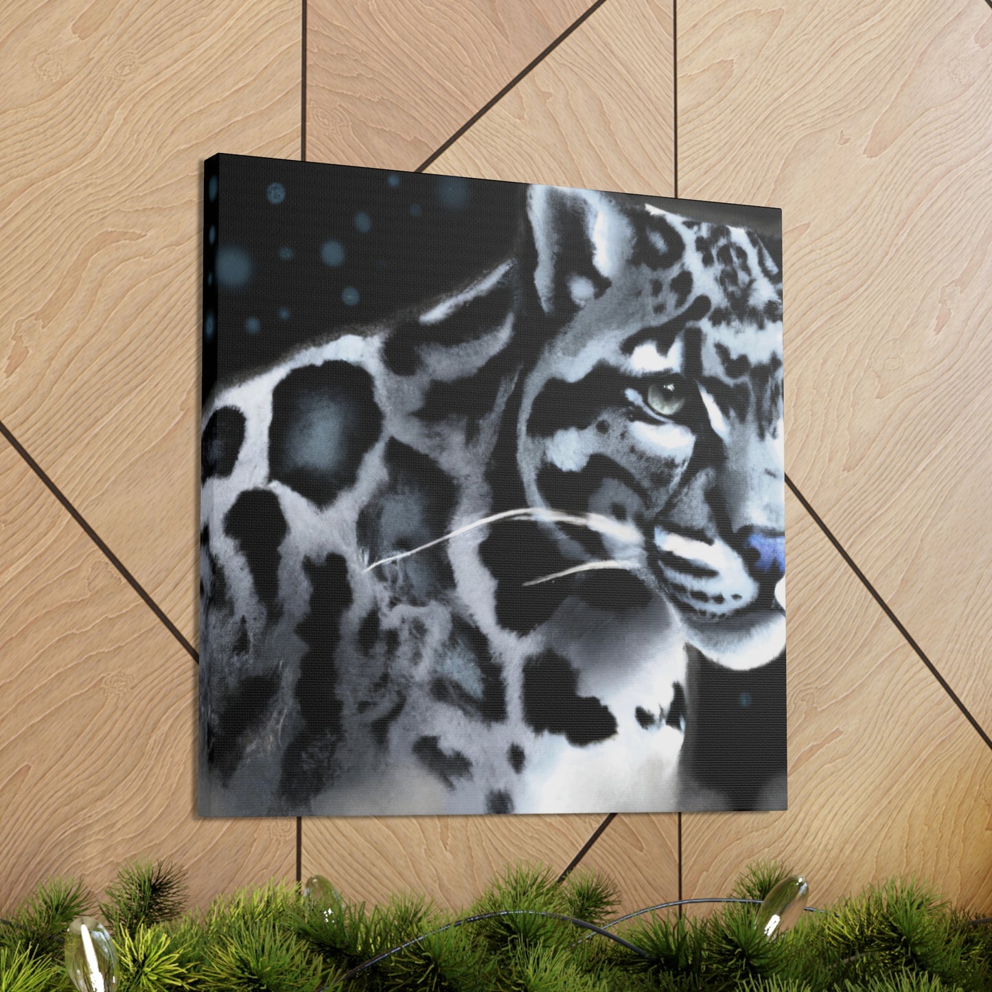 Clouded Leopard Majesty - Canvas