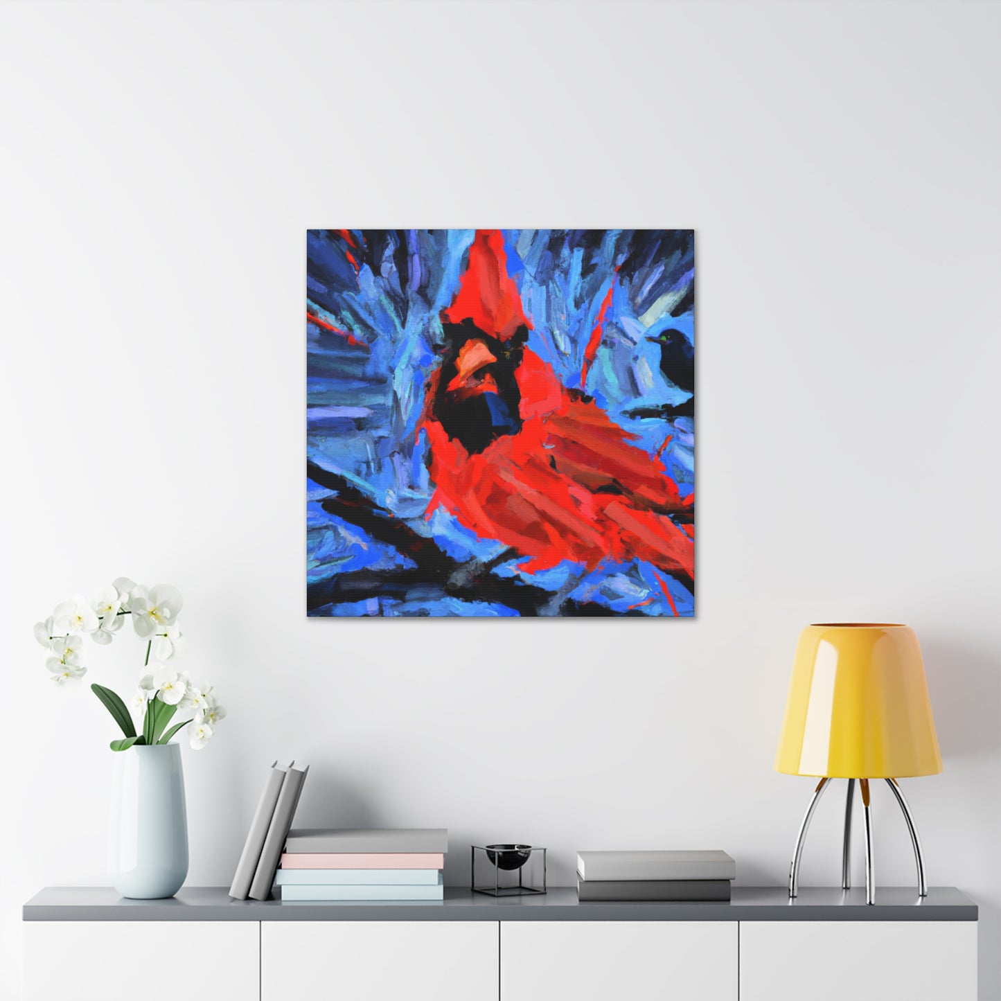 The Cardinal's Brilliance - Canvas