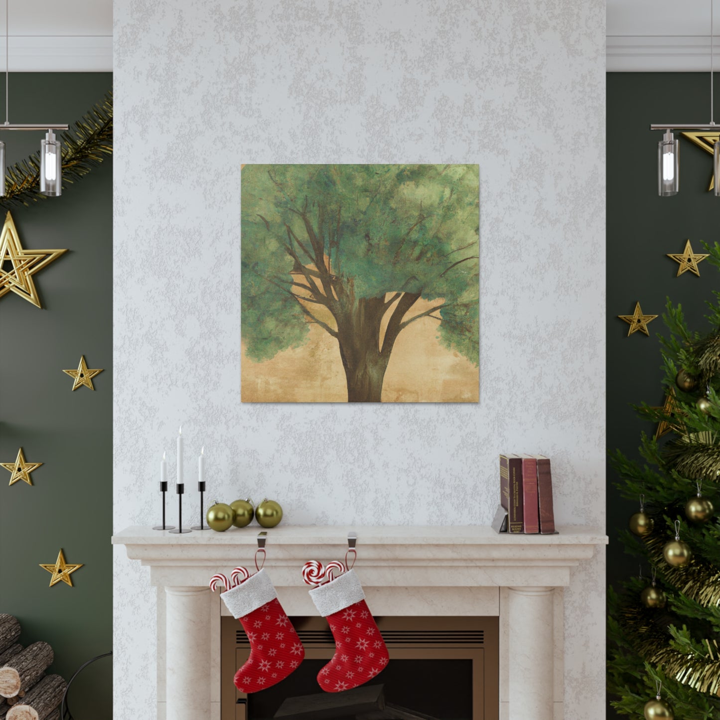 Elm Tree in Deco - Canvas