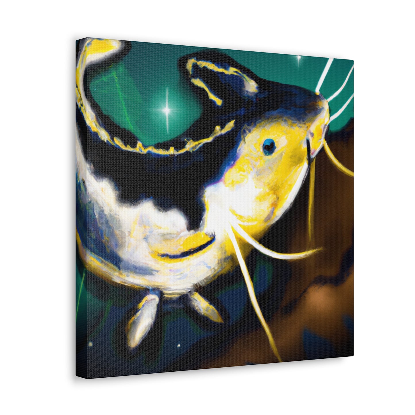 Catfish in Live Color - Canvas