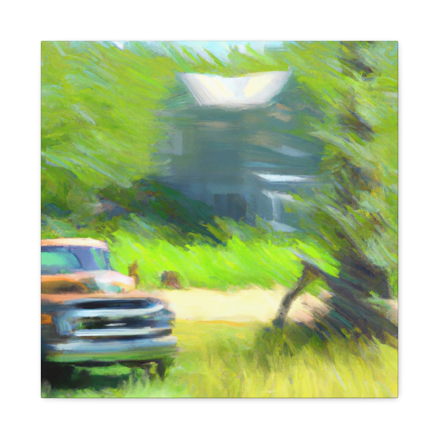 Old Pickup Trucks - Canvas