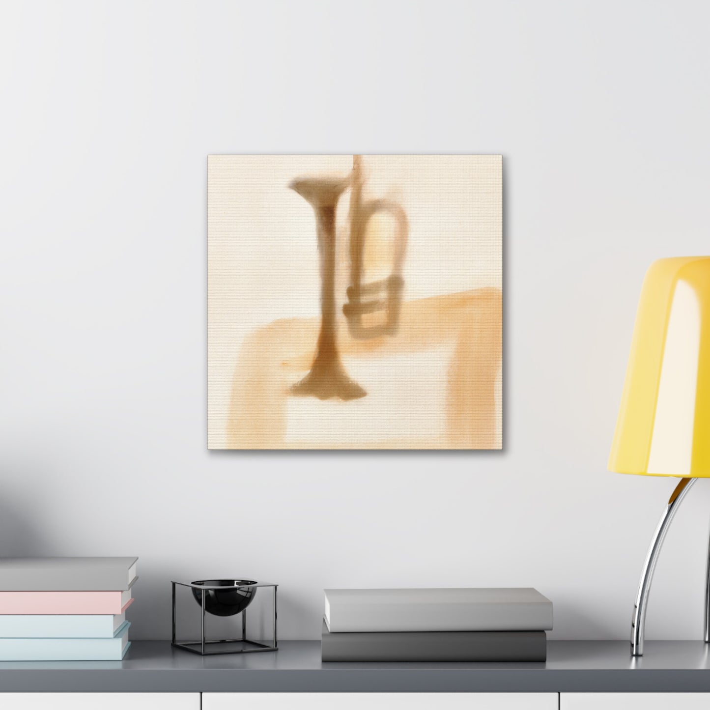 "Trumpet Calls Serenely". - Canvas