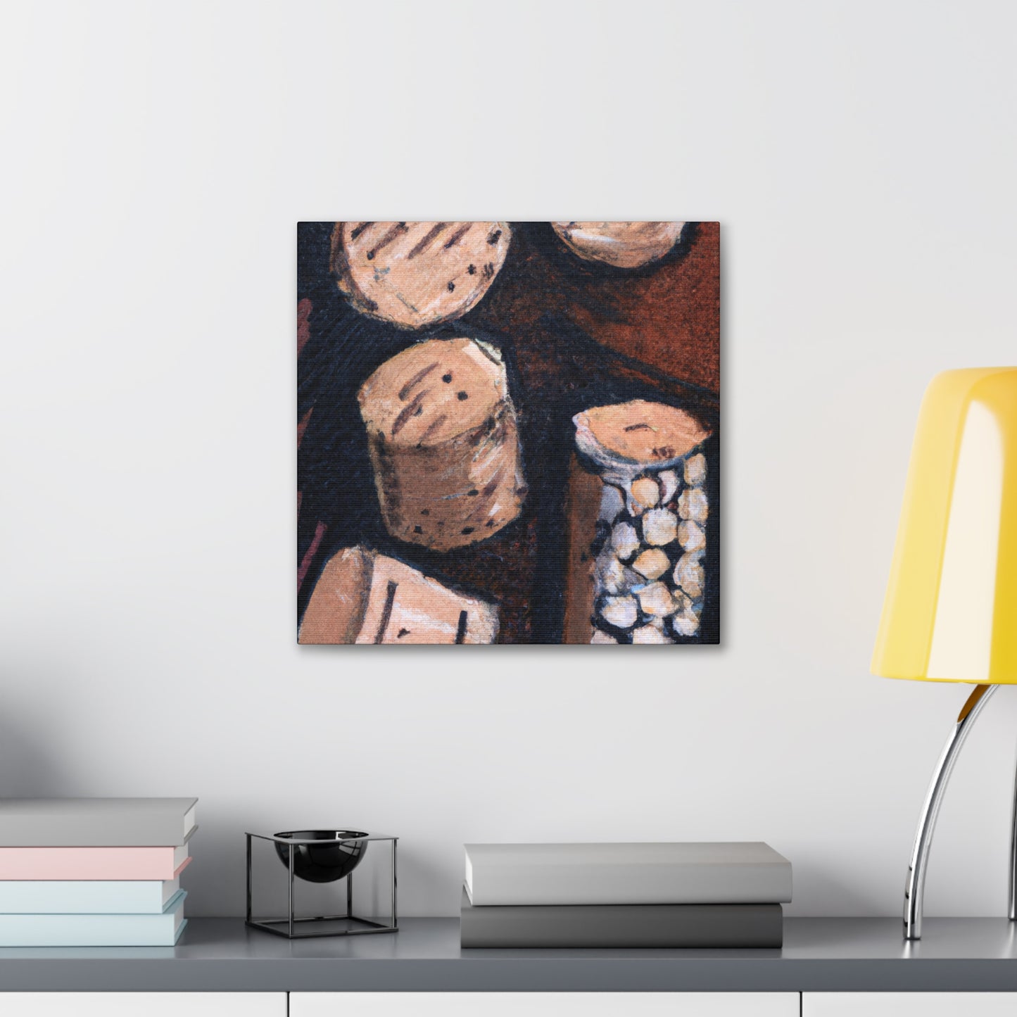 "Corks Fly in Wine" - Canvas