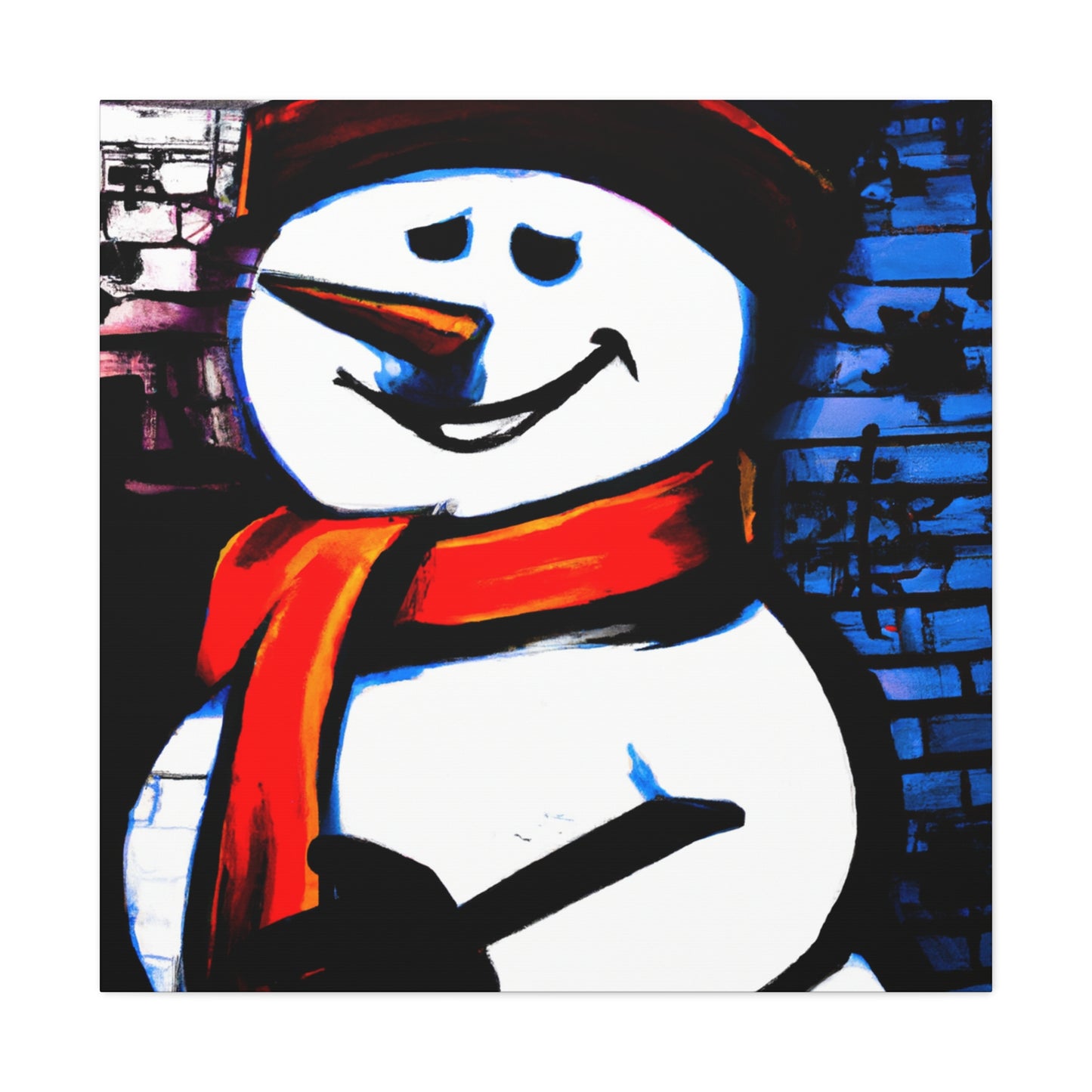 Snowman Winter Wonderland - Canvas