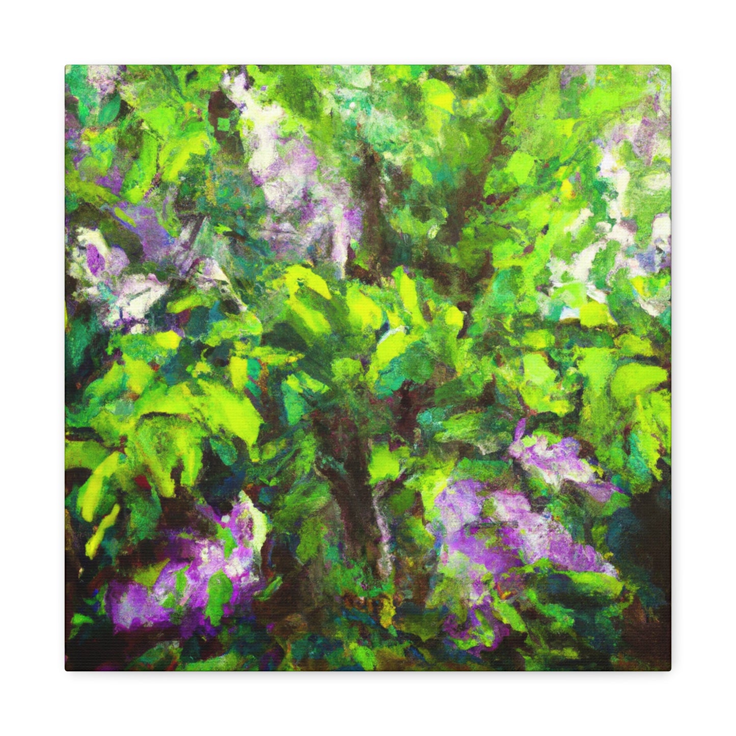 Lilacs in Impressionism - Canvas