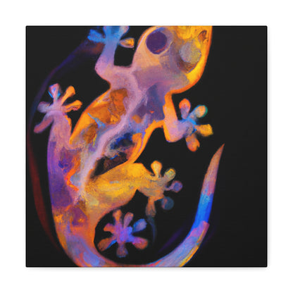 Gecko's Art Nouveau Dance - Canvas