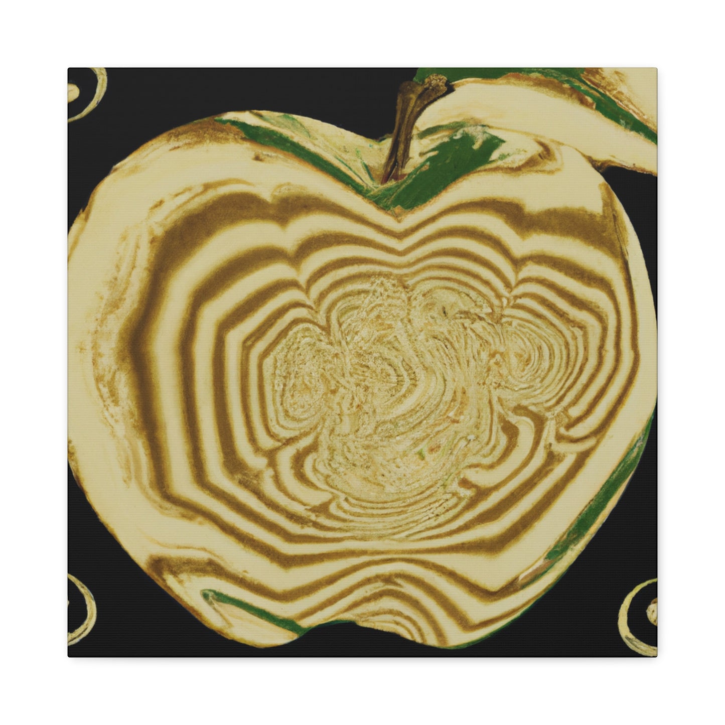 "Apple of Art Nouveau" - Canvas