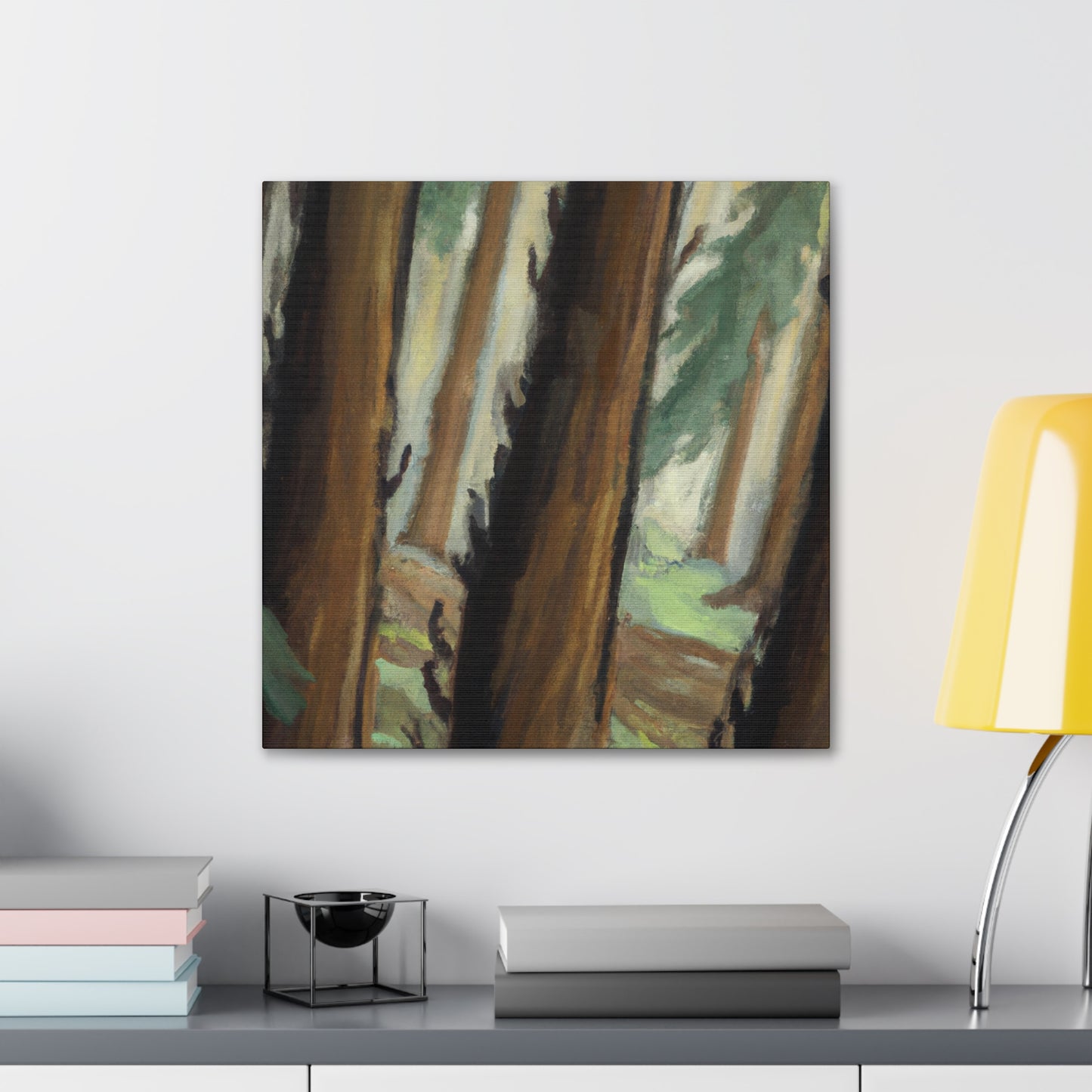 Redwood in Bloom. - Canvas