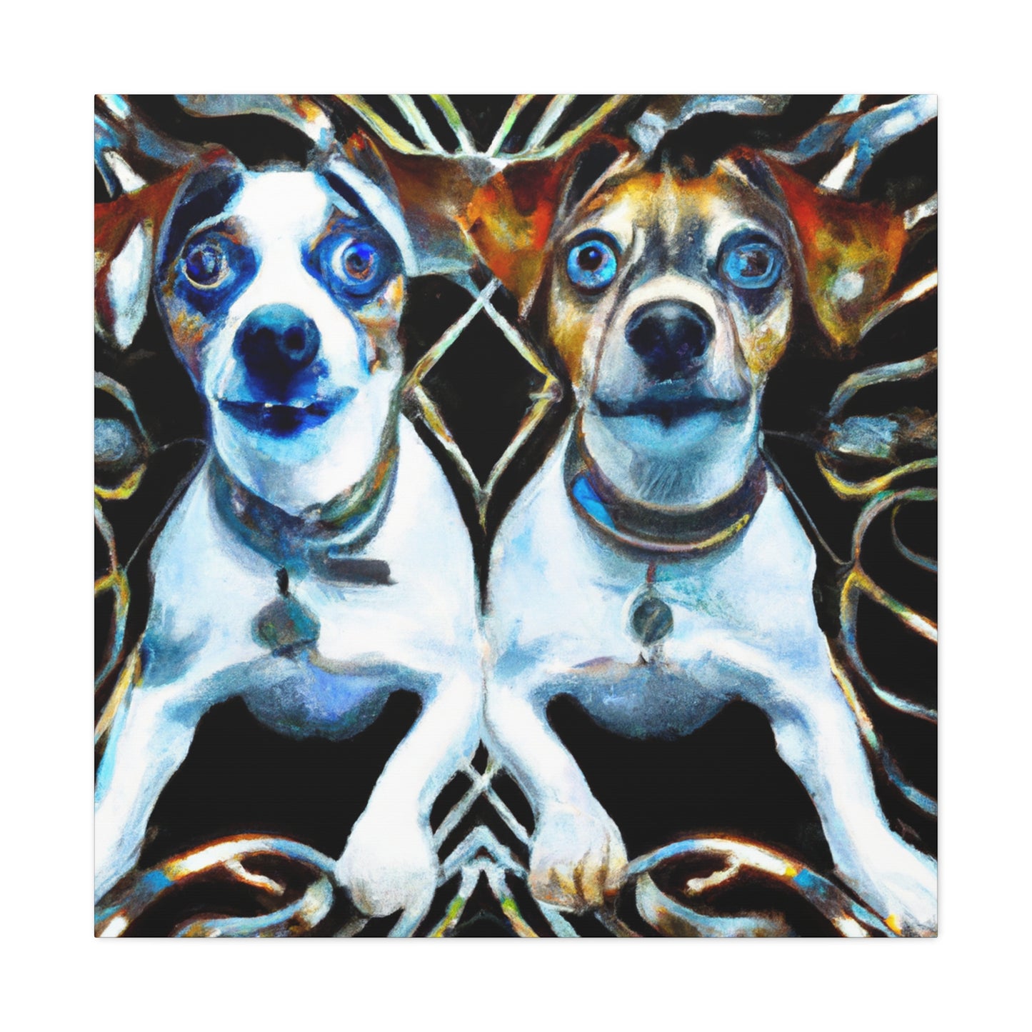 "Jack Russell Reflection" - Canvas