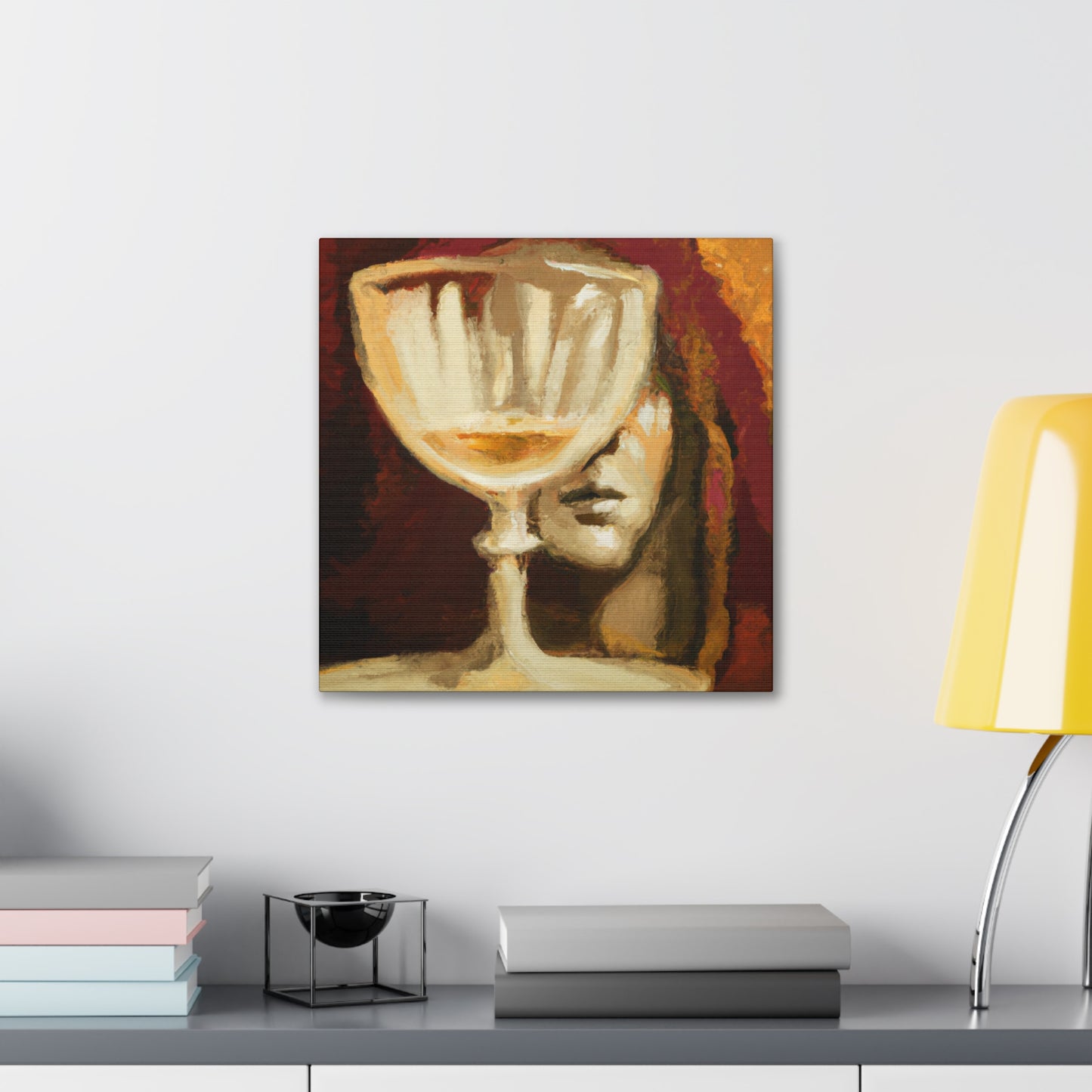 "Brimming Wine Chalice" - Canvas