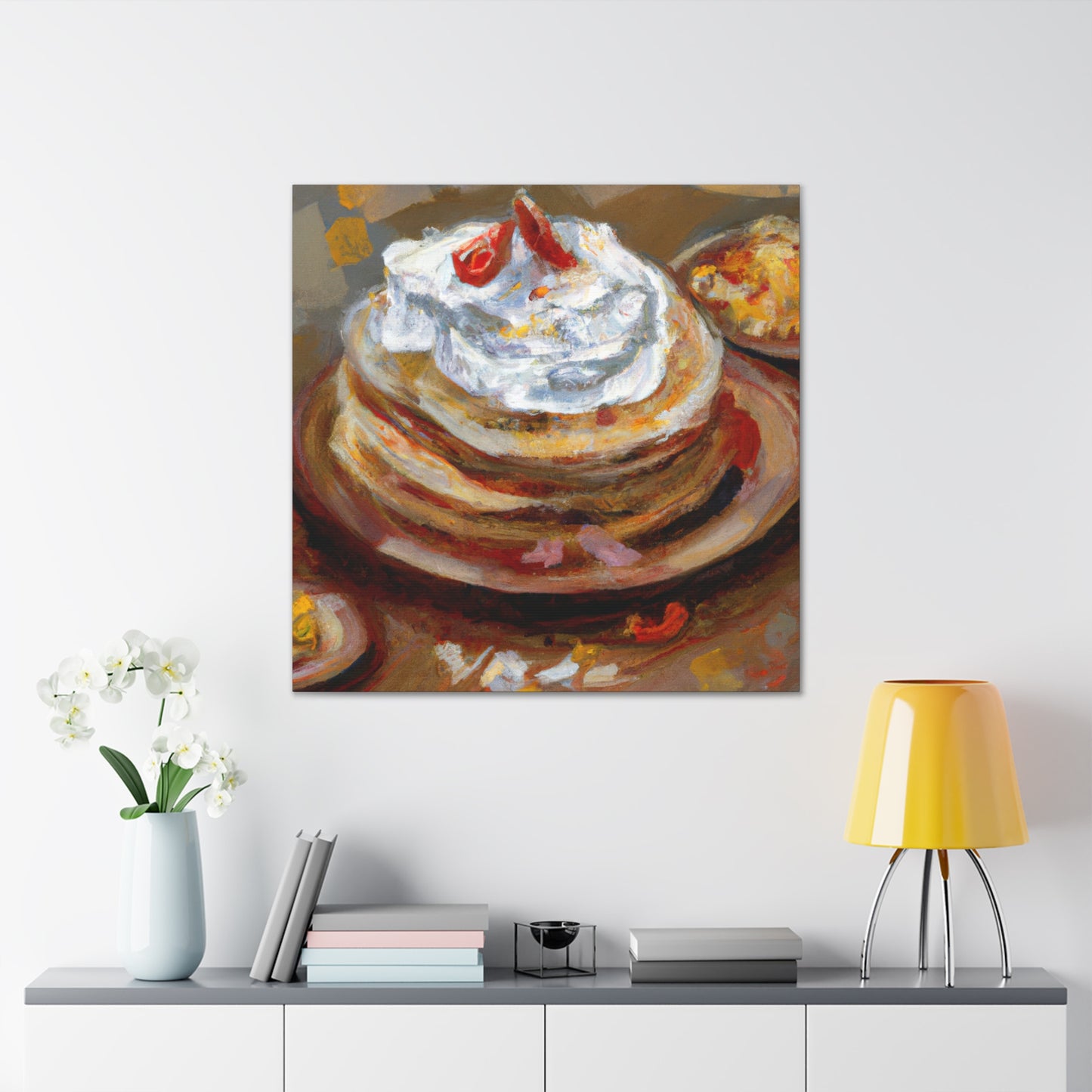 "Pancakes in Impressionism" - Canvas