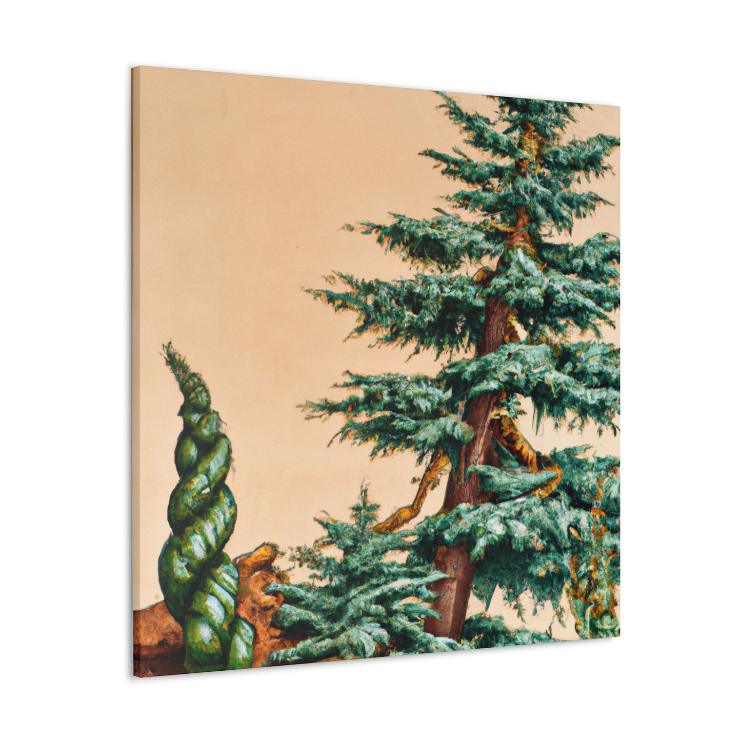 "Fir Tree in Bloom" - Canvas