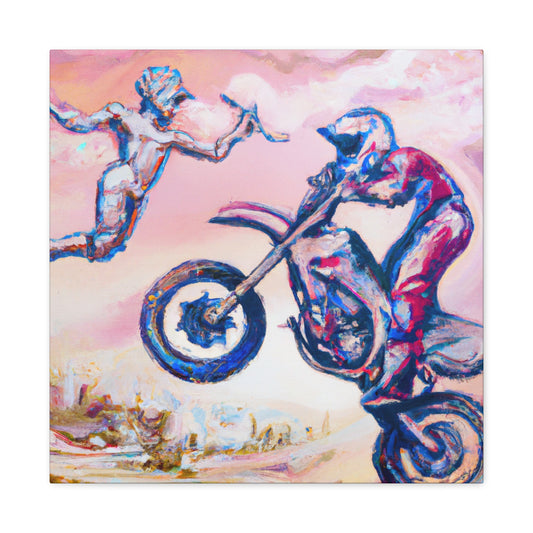 Moto Cross Majesty. - Canvas