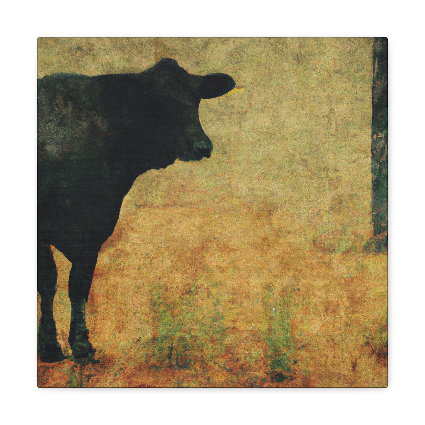 Black Angus Portraiture - Canvas