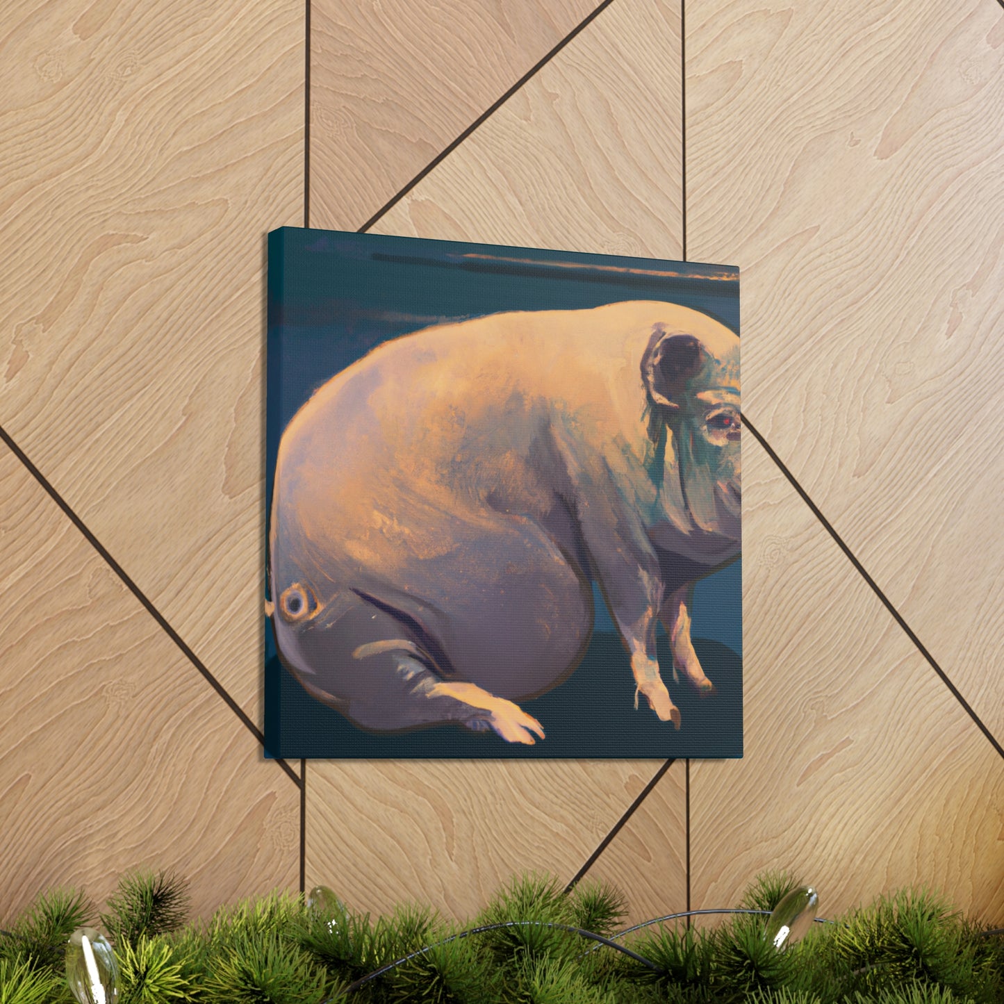 Pig as Pig Can - Canvas