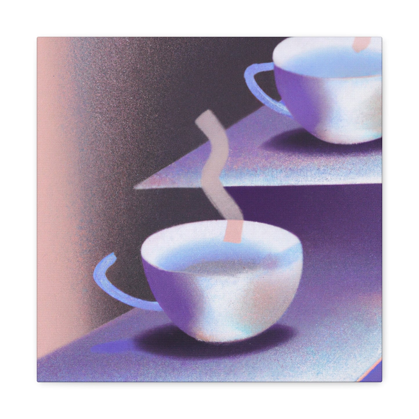 "Tea Cup Tranquility" - Canvas