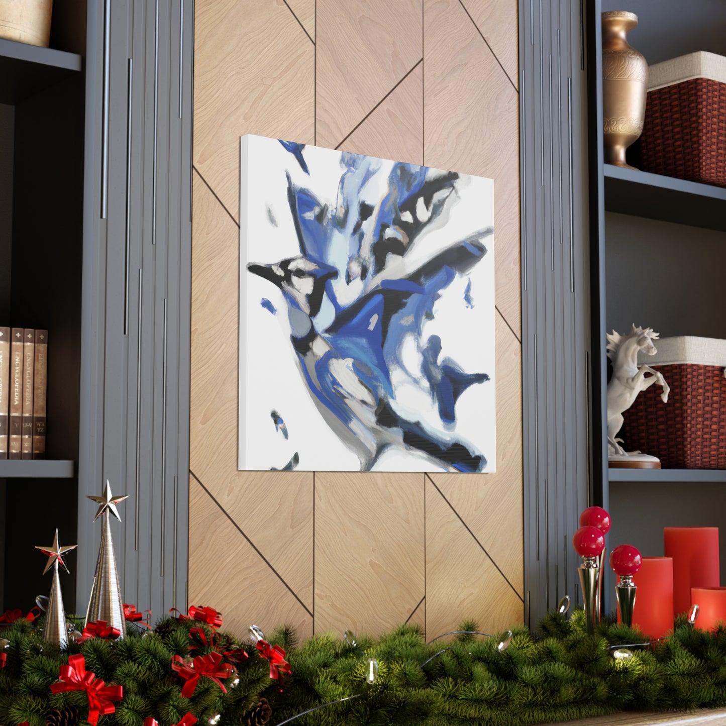 Blue Jay Abstraction - Canvas