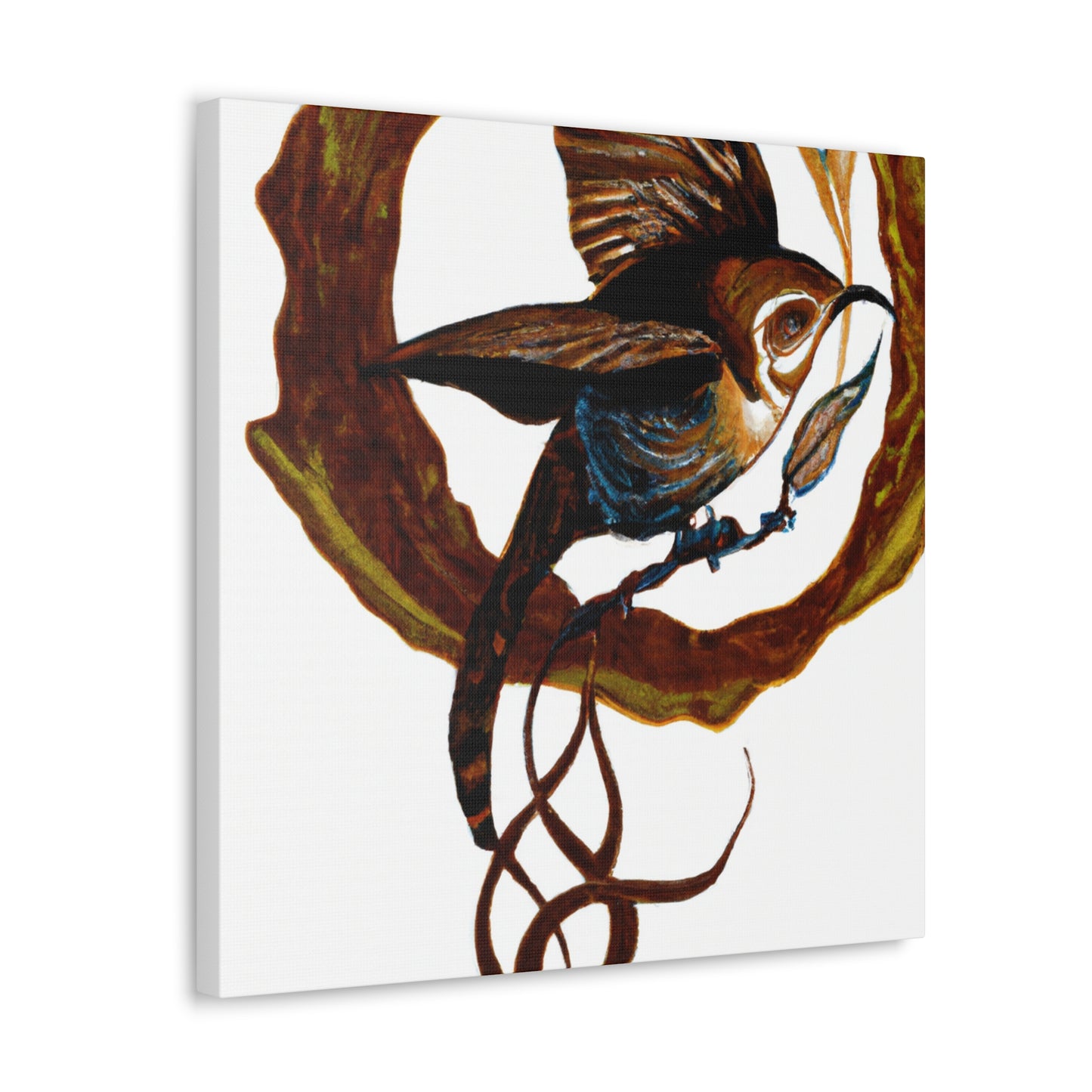 "Carolina Wren Dreaming" - Canvas