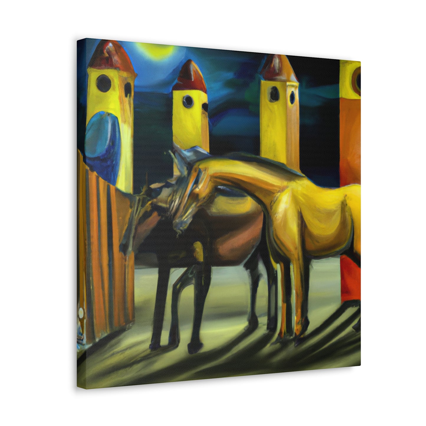 Horse Riderless Gallop - Canvas