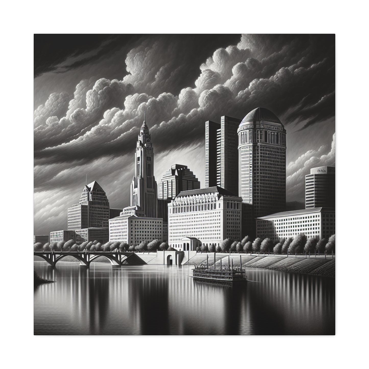 "Columbus: Vibrant Urban Portraits" - Canvas