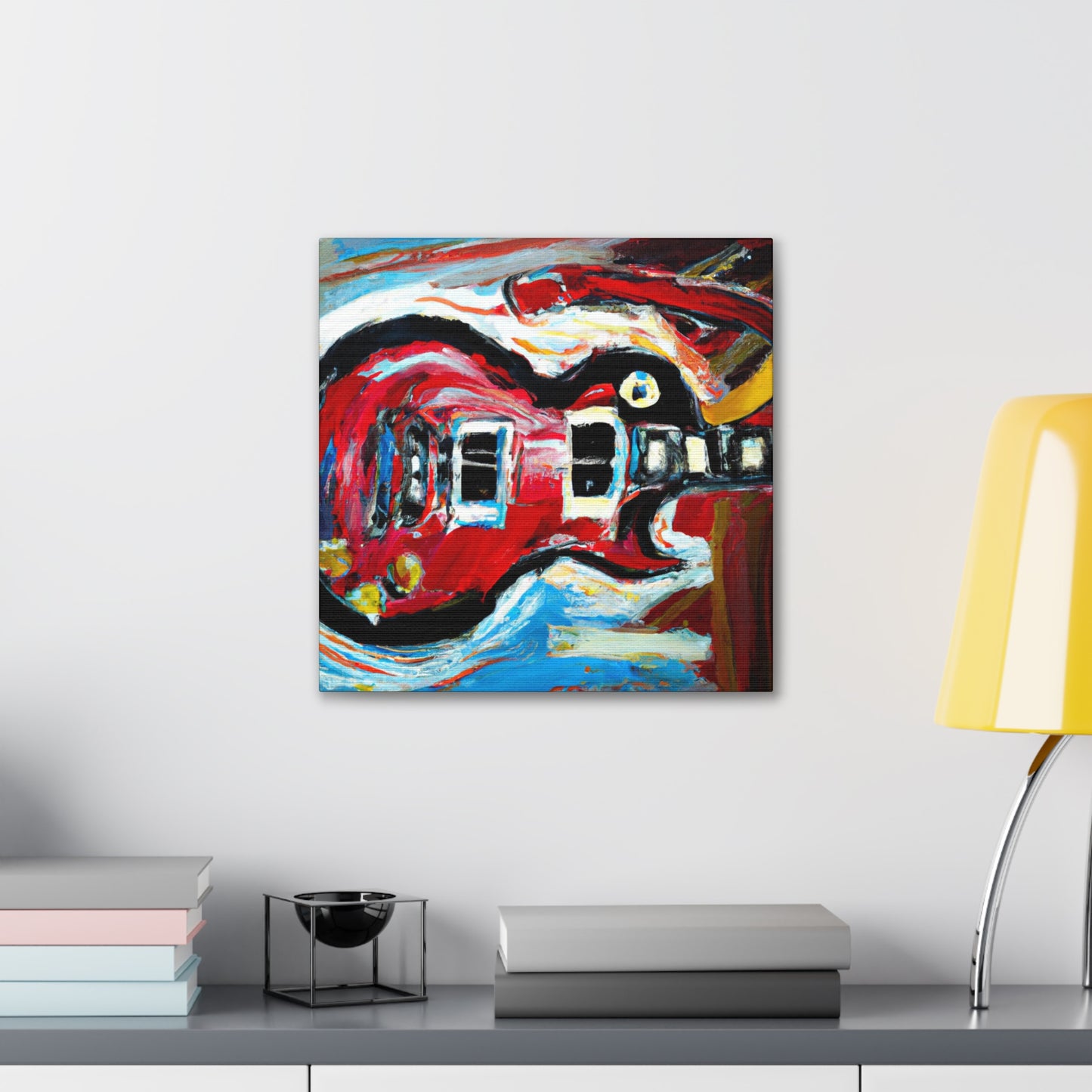 Gibson in Abstraction - Canvas