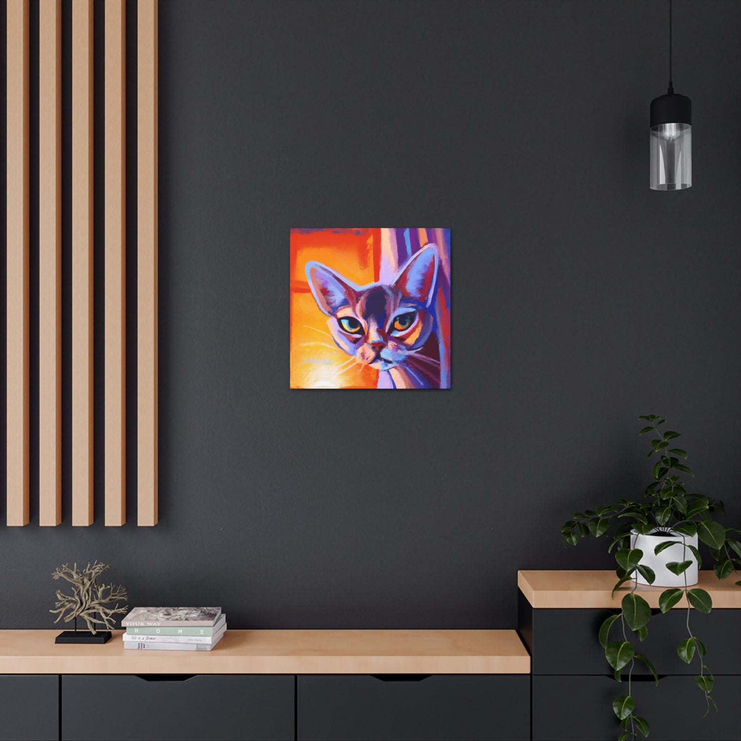 "Abyssinian Art Deco Dream" - Canvas