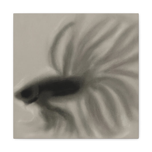 "Betta Among Expressionists" - Canvas