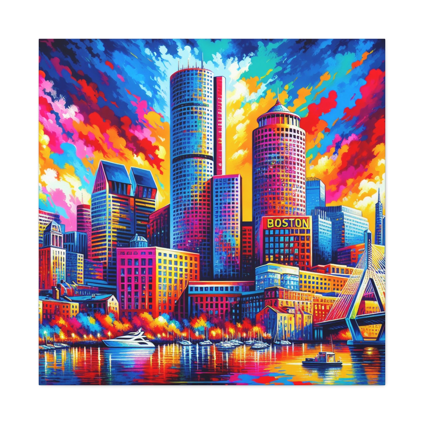 "The Boston Echo Reverberates" - Canvas