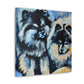 Keeshond in Splendor - Canvas