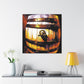 Whiskey Barrel Splendor - Canvas