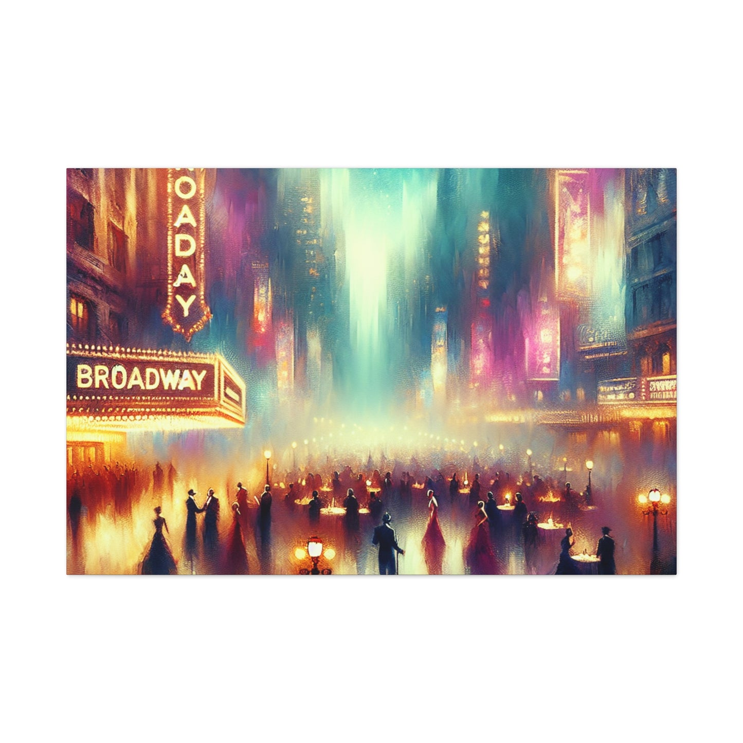 Electric Dreams on Broadway - Canvas