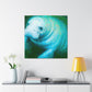 Manatee in Movement - Canvas