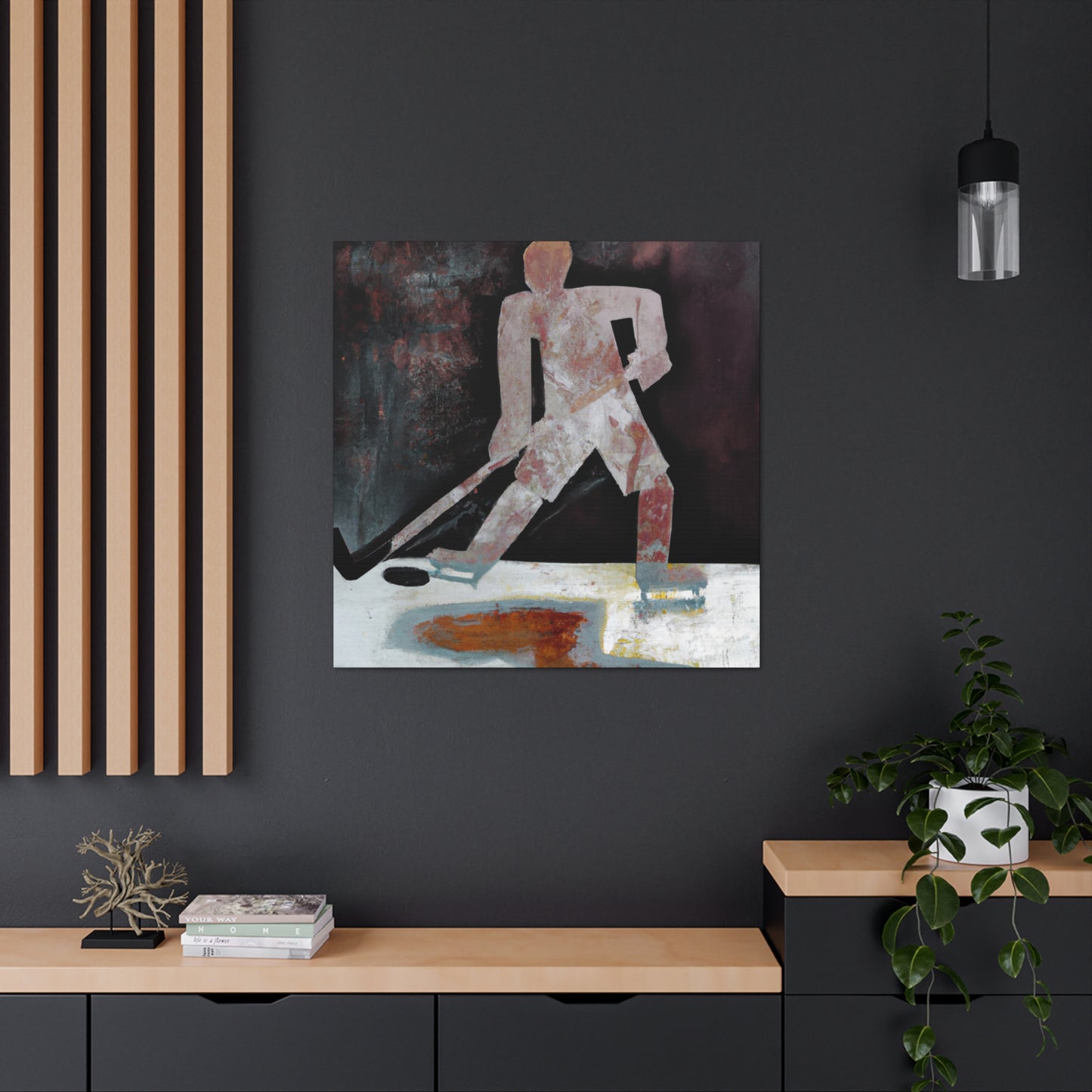 Hockey on Canvas - Canvas