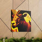 "Bighorn Deco Brilliance" - Canvas