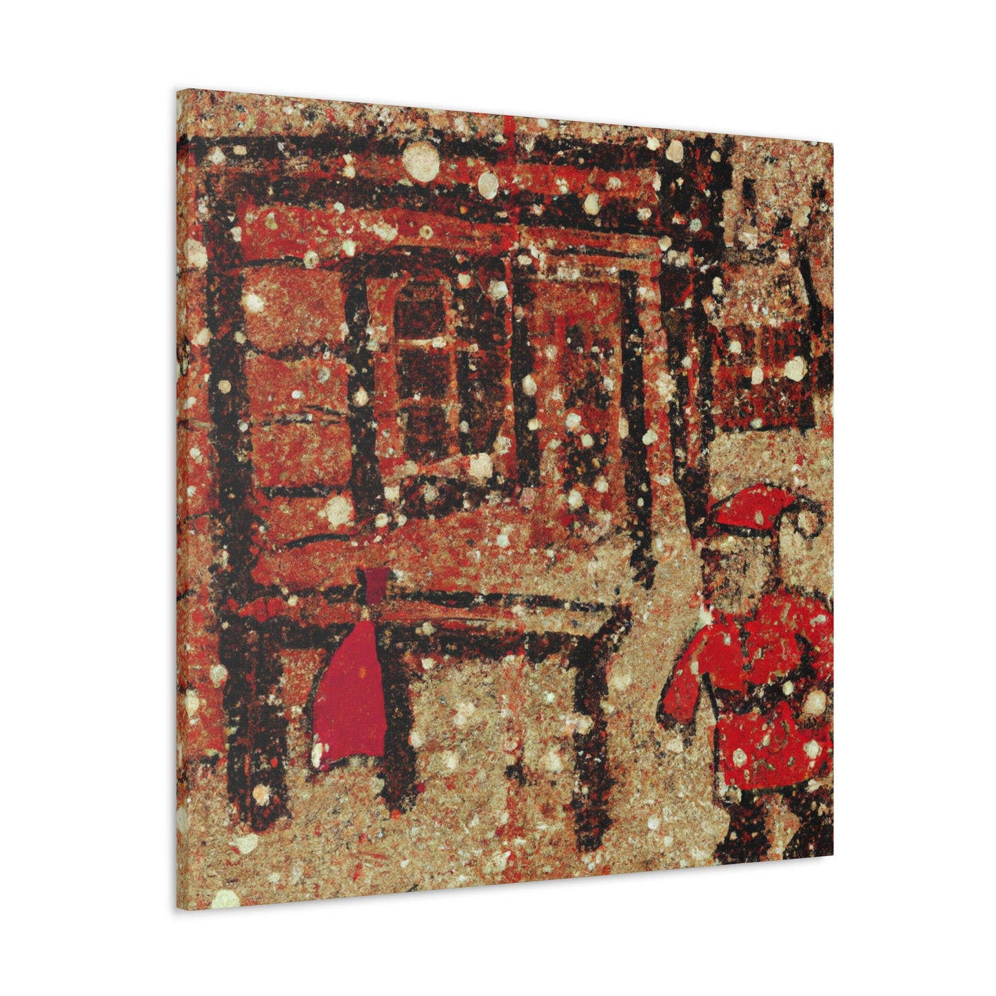 Santa's Workshop Points - Canvas