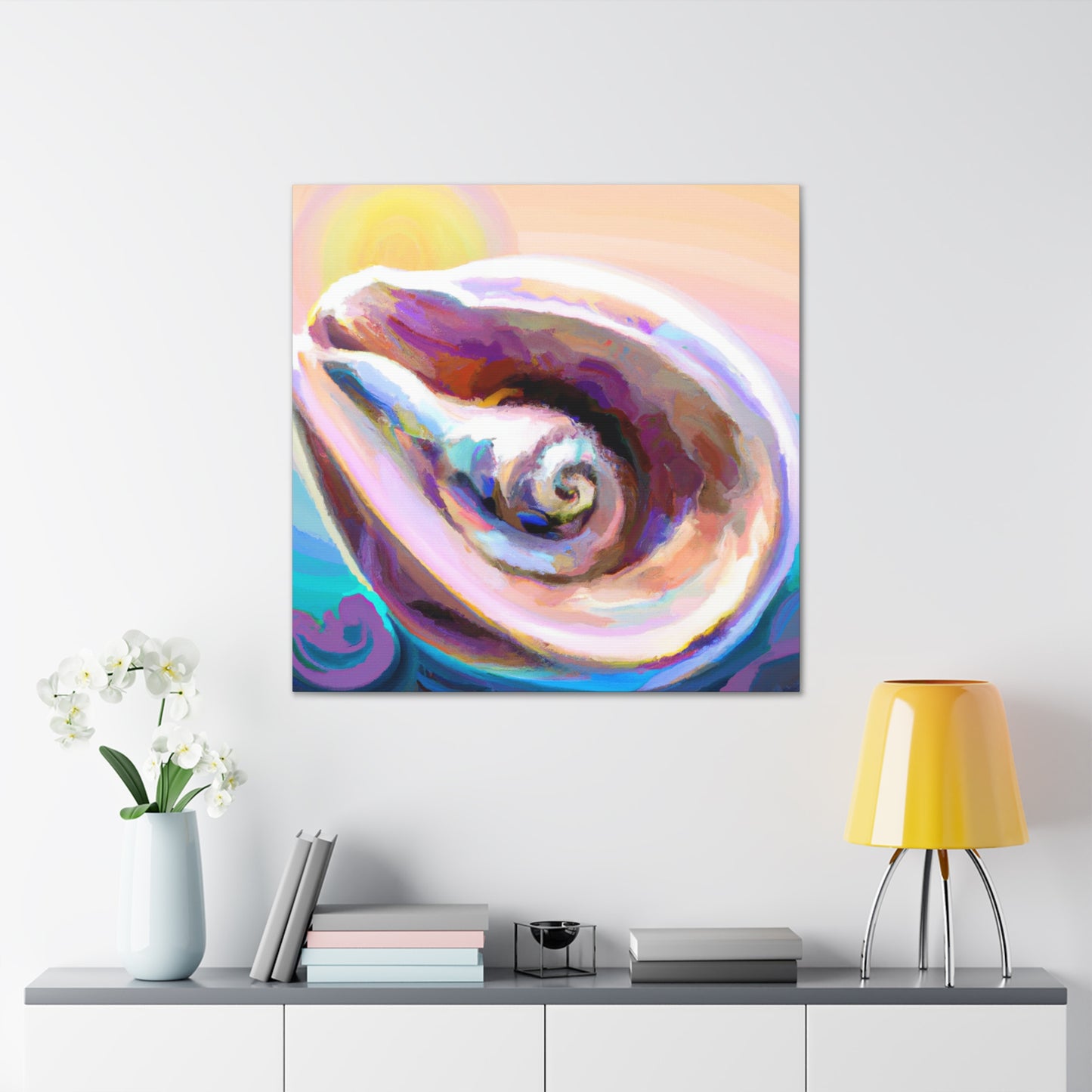 "Clam's Ocean Meditation" - Canvas