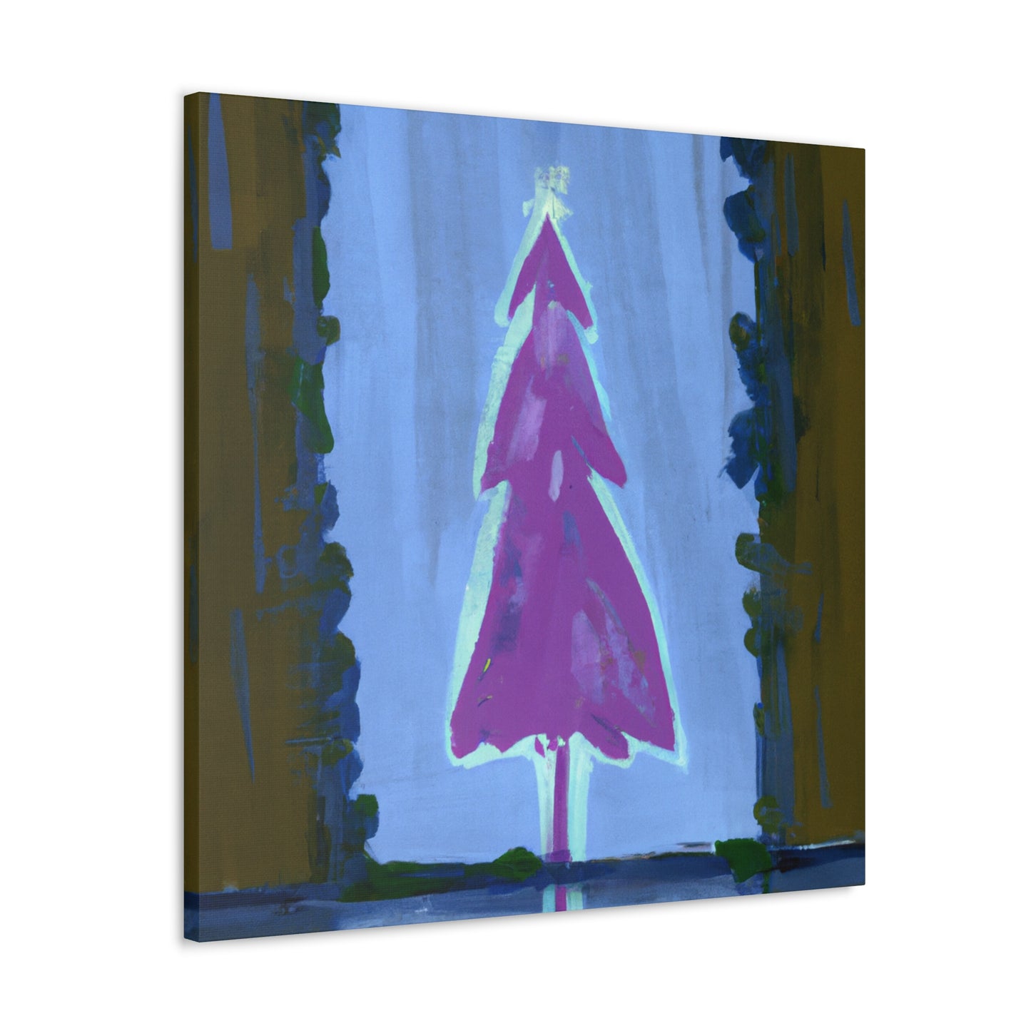 Christmas Tree Sleigh Ride - Canvas