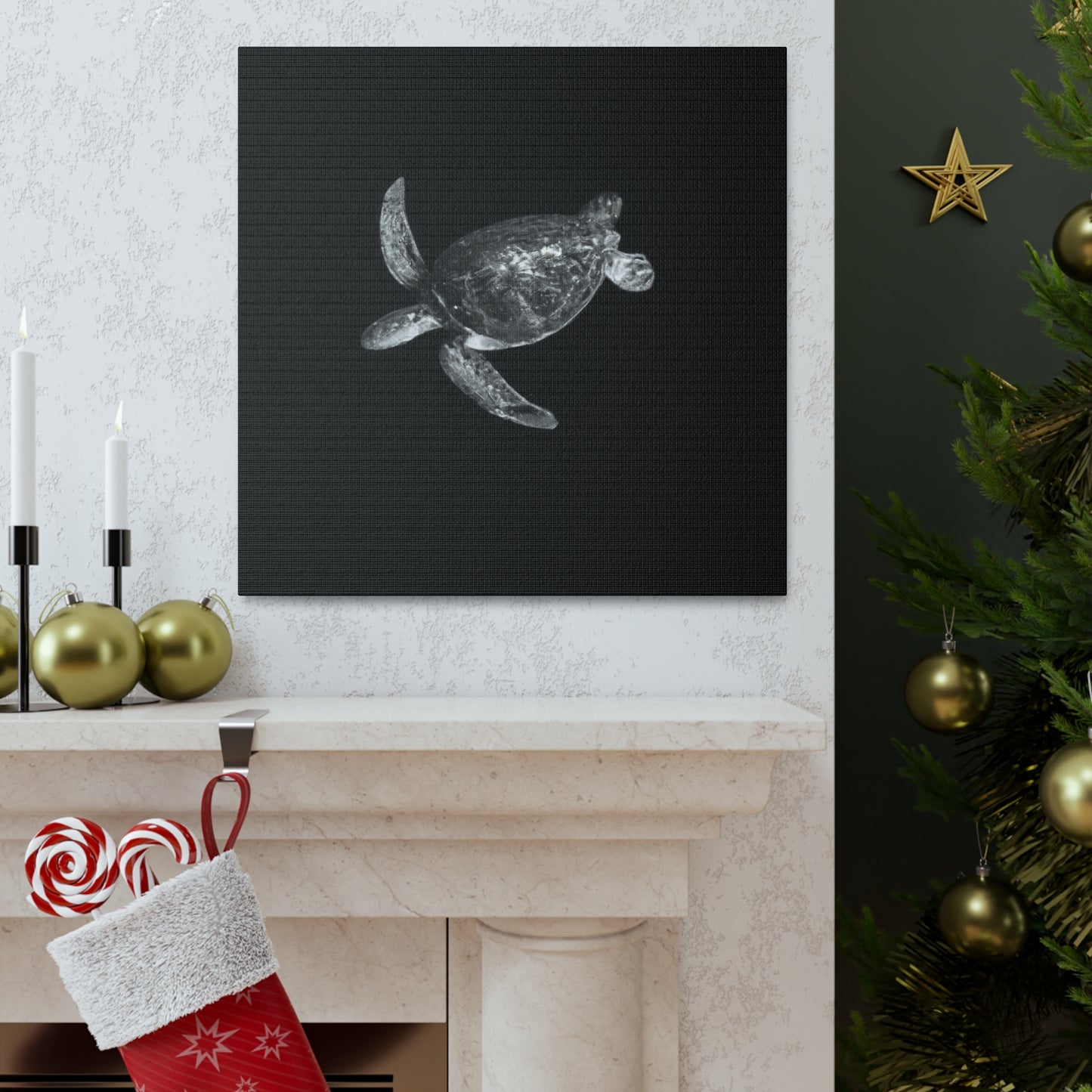 Sea Turtle Minimalism - Canvas