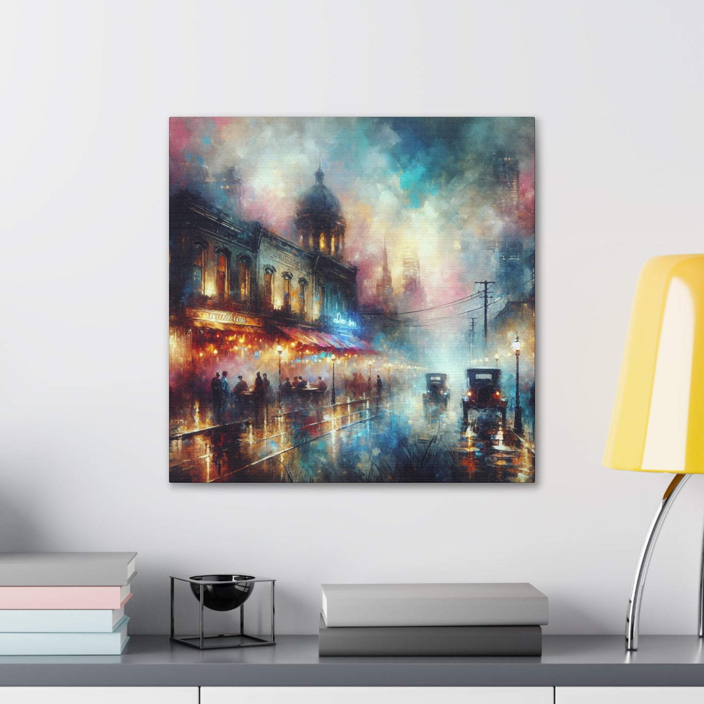 Rhythmic Nights Unveiled - Canvas