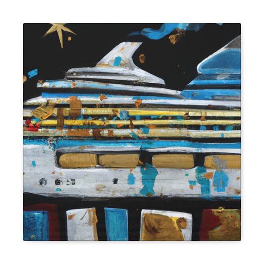 Cruise Ship Paradise. - Canvas