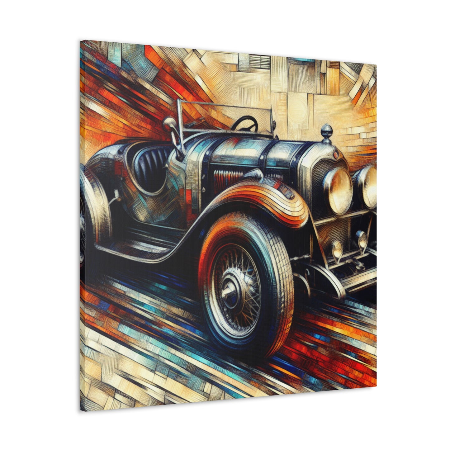 "Racing through Time" - Canvas