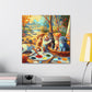 Whimsical Pet Melody - Canvas