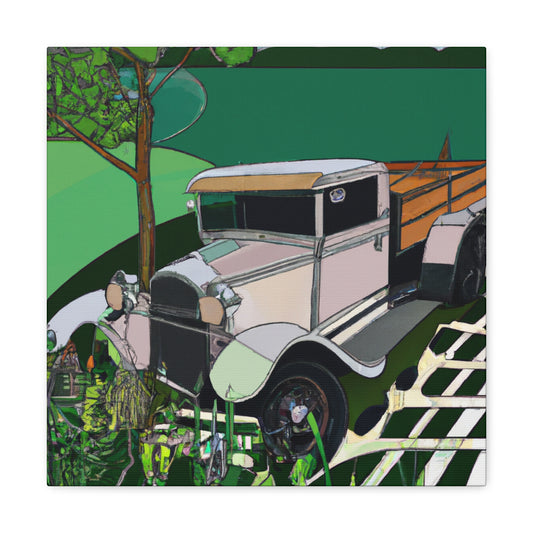 "Rusty Pickup Truck Dream" - Canvas